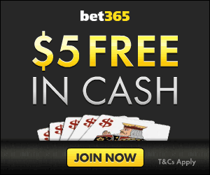 bet365 poker $5 free no deposit required